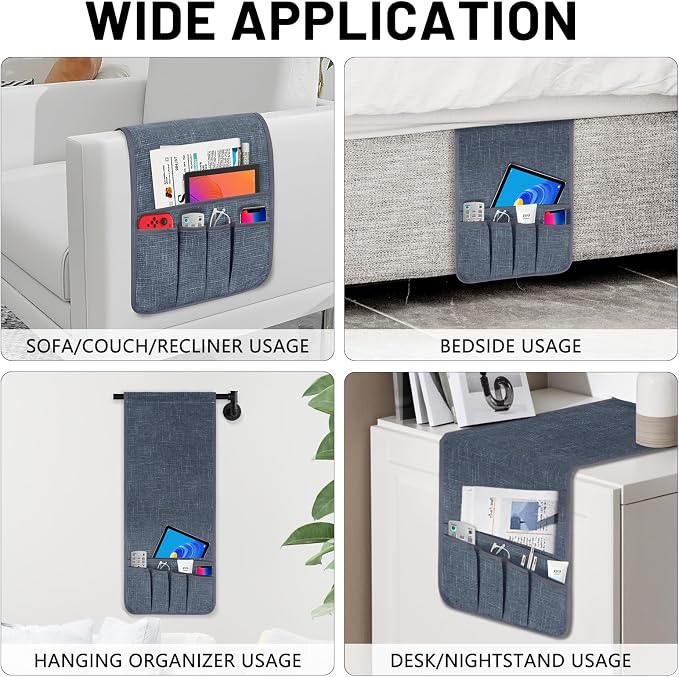 Couch Caddy Remote Control Holder, Armchair Caddy - Image 3