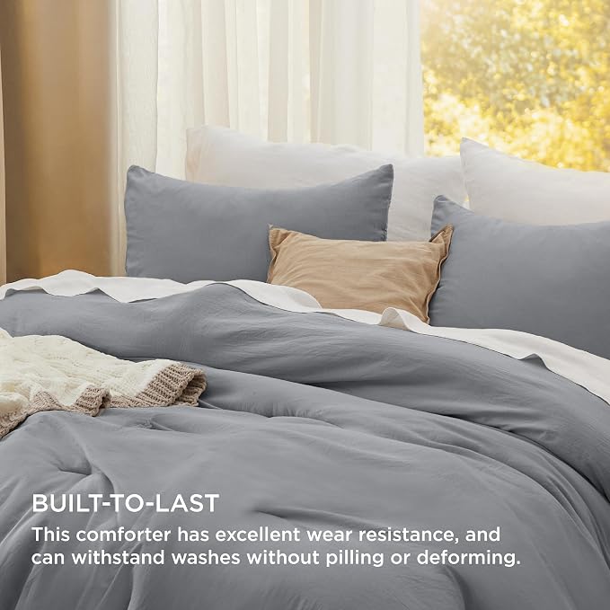 Bedsure King Comforter Set, 3 Pieces GentleSoft™ Bed Set, 1 Lightweight - Image 3