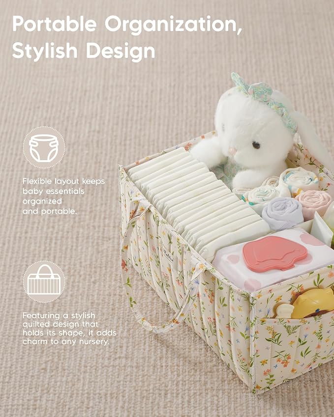 Maliton Diaper Caddy Organizer - Image 5