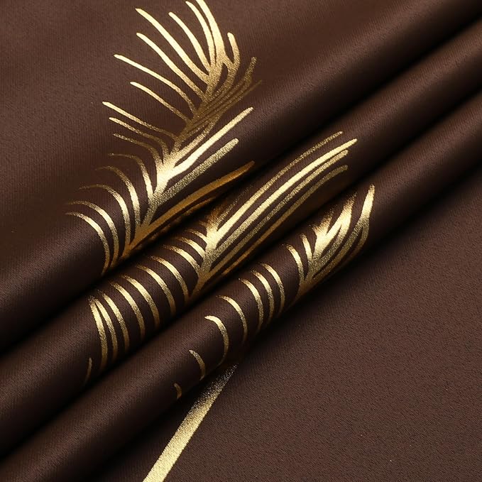 Brown Blackout Curtains 63 Inches Long - Image 8