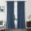 100% Blackout Curtains 90 Inch Length 2 Panels Set by Guken