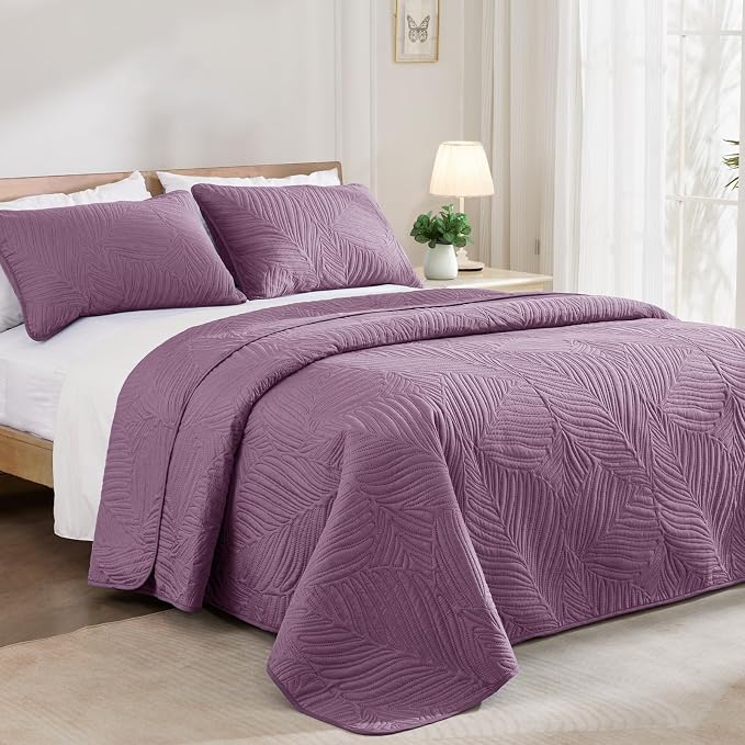 Exclusivo Mezcla California King Quilt Bedding Set, Microfiber Bedspreads | - Image 2