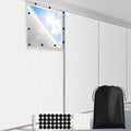 FADOTY 100% Blackout Curtains, No Drill, Sun Heat Light Blocker by FADOTY