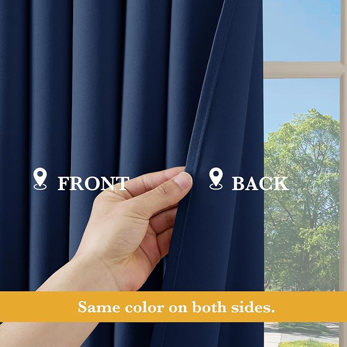 RYB HOME Blackout Thermal Insulated Curtain - Image 5