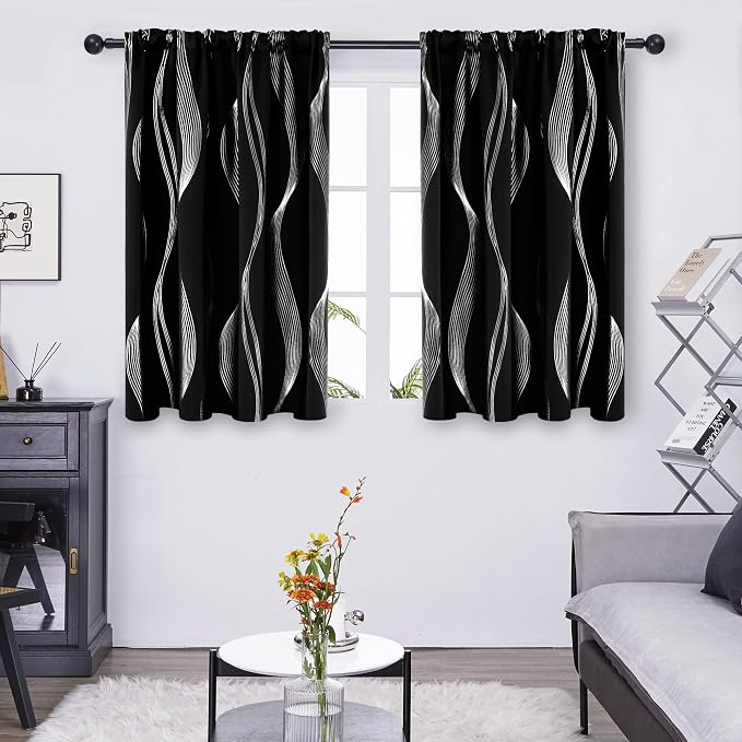 Deconovo Blackout Back Tab Curtains - Image 2