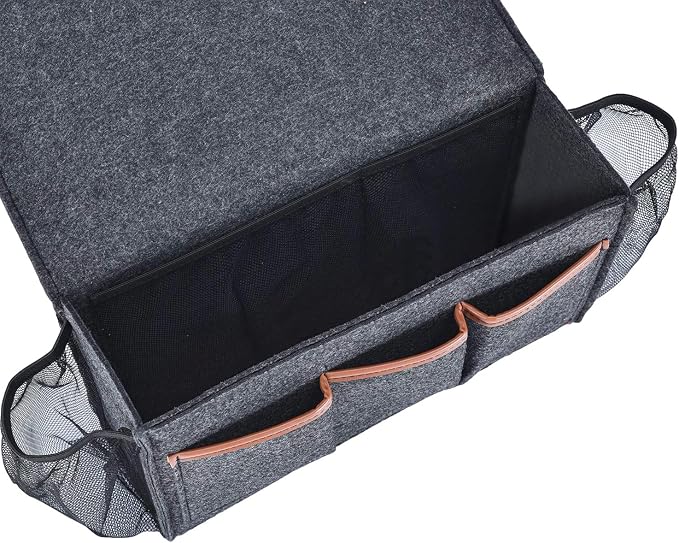 Zafit Bedside Caddy, Large Size Storage Organizer - Image 4