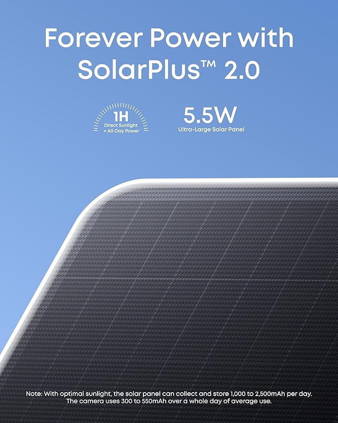 eufy Security eufyCam S4,4K Solar Camera Wireless Outdoor, Triple Lens Bullet-PTZ Cam, 360° View, 8X Auto Zoom, Al Recognition,AI Track, Color Night Vision, 0 Monthly Fee, Local Storage