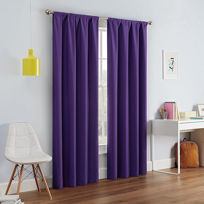 Eclipse Kendall Solid Blackout Curtain by EclipseCurtains