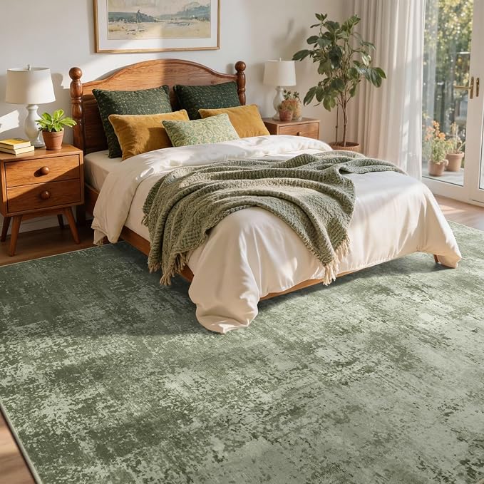4x6 Ft Area Rugs for Living Room, Soft Non-Slip Washable Rugs Modern Abstract - Image 4
