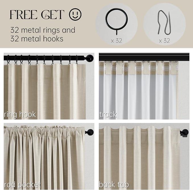 Topfinel Blackout Curtains for Bedroom 96 Inch Long - Image 5