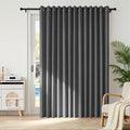 RYB HOME Accordion Style Room Divider Curtains 100% Blackout | Curtain by RYBHOME