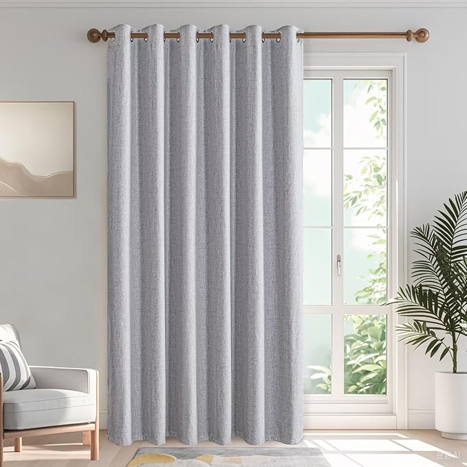 IGEMAEVE Blackout Curtains & Drapes Ivory White 100" W x 108" L | Bedroom | by IGEMAEVE