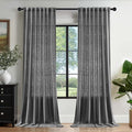 Deconovo Sheer Curtains, Light Filtering Linen Blend Drapes by Unknown