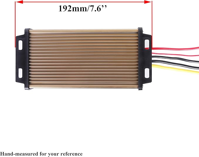 Pro Chaser DC-DC 72V 60V 48V Volt Voltage to 12V Step Down Voltage Reducer Regulator 180W 15A for Scooters & Bicycles Golf cart (25A 300W)