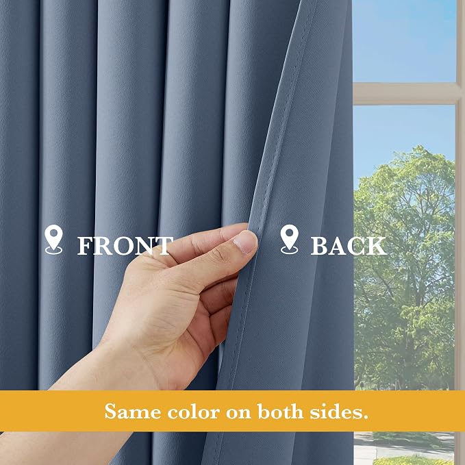 RYB HOME Blackout Thermal Insulated Curtain - Image 5