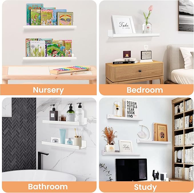 upsimples 4 Pcs 15" Acrylic Shelves - Image 7