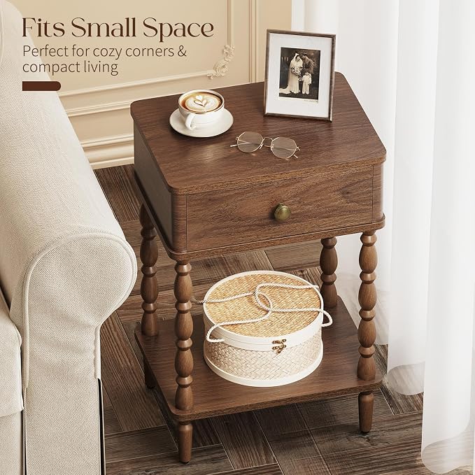 Yoobure Small Side Table with Drawer - Image 5