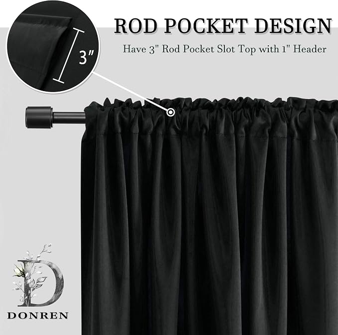 99% Blackout Thermal Insulating Window Curtain Panels - Image 5