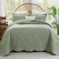 Cmfshape Oversize King Bedspread 128"x120", 3 Piece California King Quilt by cmfshape-quiltset