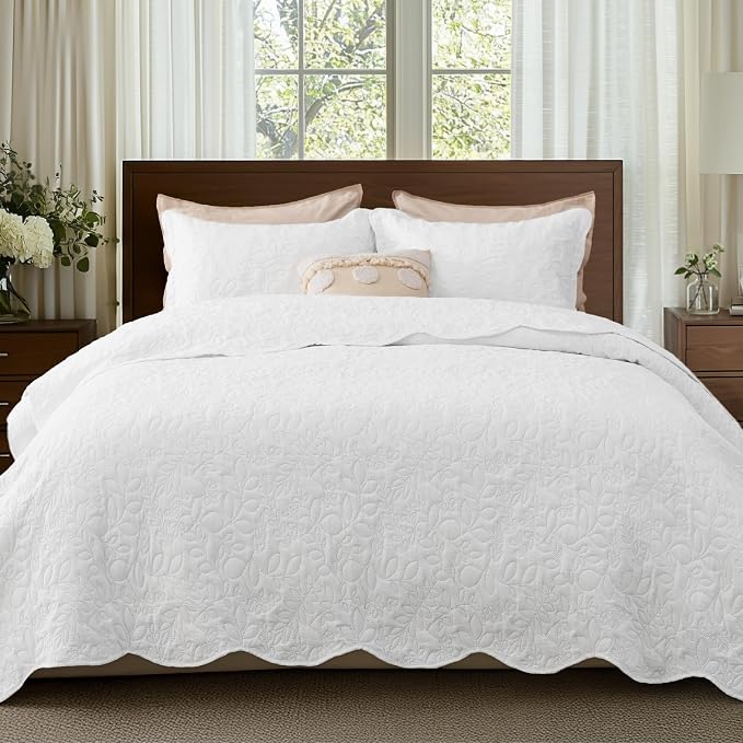 Bedsure King Size Quilt Bedspread, Thin Comforter, Stitch-Free Quilt-Tech by Unknown