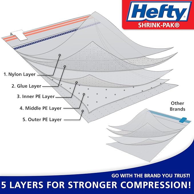 Hefty Shrink-Pak Vacuum Storage Bags - Image 2
