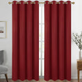 Diraysid Red Grommet Blackout Curtains by Diraysid%2C+refresh+your+life