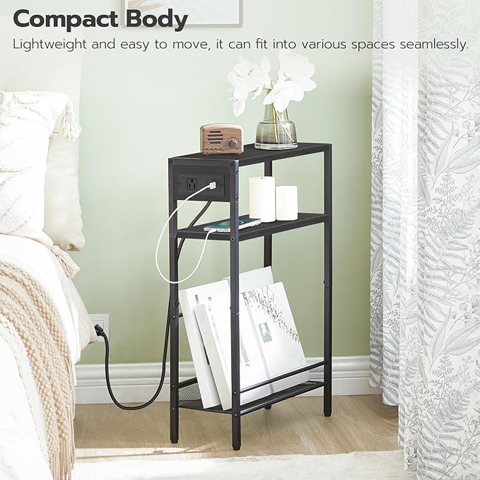 HOOBRO Small Narrow Side Table - Image 6