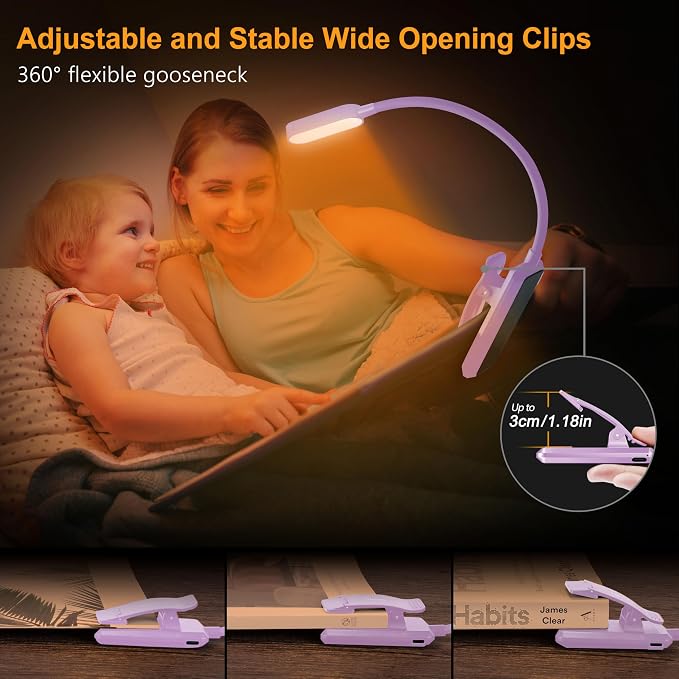 Gritin 16 LED Rechargeable Book Light - Image 5