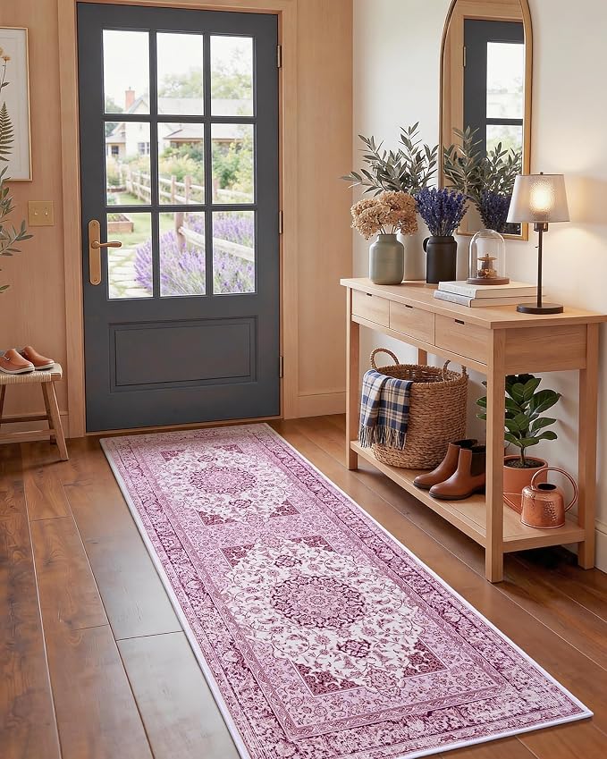 Macgace Washable Vintage Area Rug - Image 2