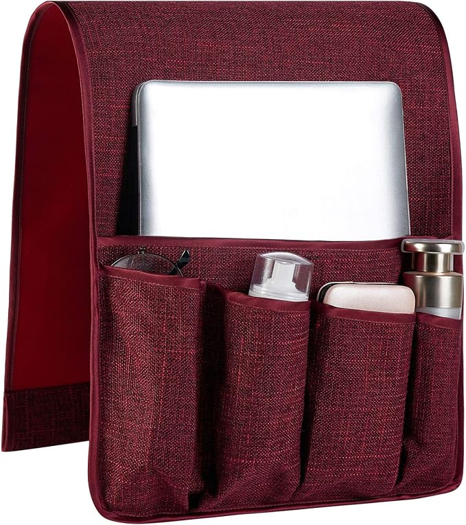Sofa Armrest Organizer Non-Slip Arm Chair Hanging Caddy Remote Control Holder by FLYILY
