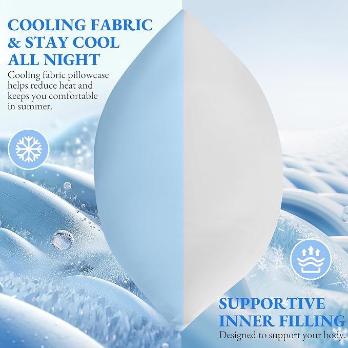 ELNIDO QUEEN Cooling Body Pillow Insert - Image 4
