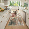 RELEANY Washable Runner 2'6"x8' Abstract Area Rug by RELEANY