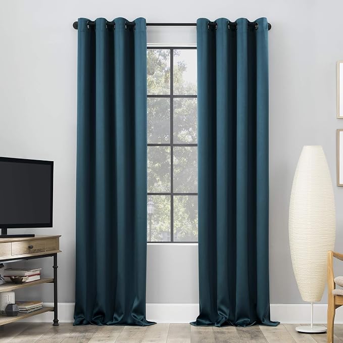 Sun Zero Nordic 2-pack Theater Grade Extreme 100% Blackout Grommet Curtain - Image 3
