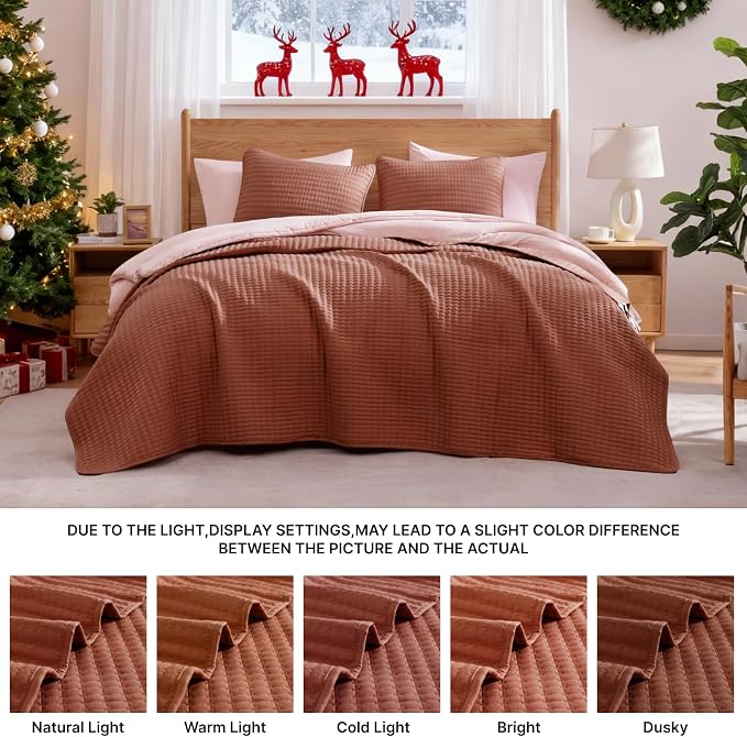 Queen Quilt-Lightweight Bedspreads Queen Size Quilt Bedding Set | Soft Coverlet - Image 7