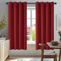 Deconovo Blackout Curtains for Bedroom and Living Room 45 Inches Long | Black by Unknown