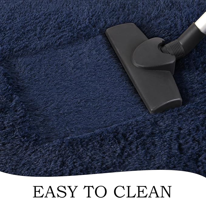 Chicrug Soft Runner Rugs for Bedroom Living Room Plush Fluffy Rug 2x5 | Shag - Image 7