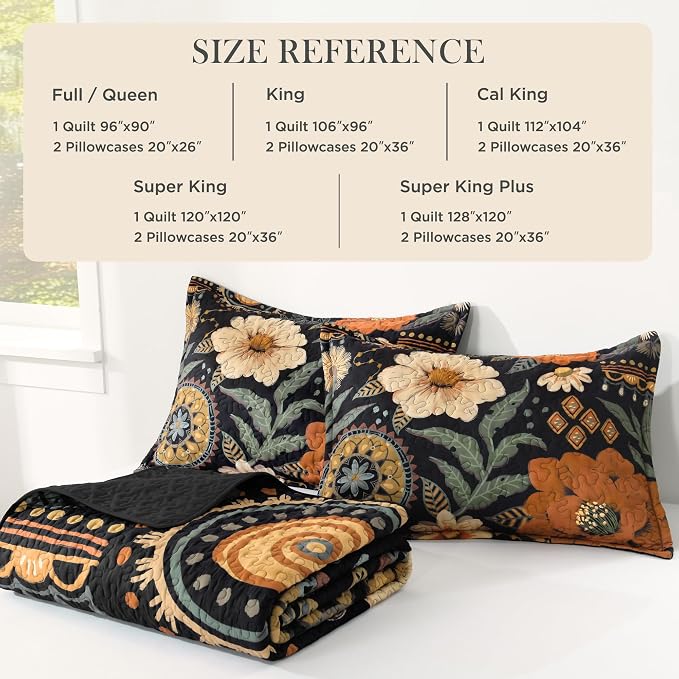 Quilt Queen Size, Reversible Polyester Coverlet Set - Image 5