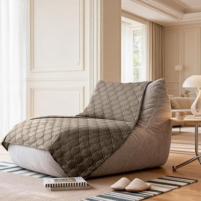 gogobunny 100% Double Sided Waterproof Dog Blanket Soft Pet Bed Cover Reversible Protect Furniture Couch Sofa Car for Puppy Cat Kids (Dark Walnut/Light Walnut, 82x102 Inch (Pack of 1))