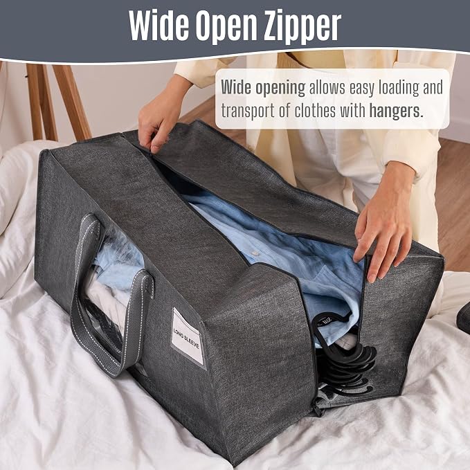 VENO Heavy Duty Moving Bags, Storage Bags, 8 Pack | Packing Supplies, - Image 2