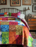 King Size Seersucker Quilt Set by TEXSTEAD