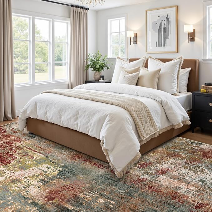 RELEANY Washable Square 9'x9' Area Rug - Image 7