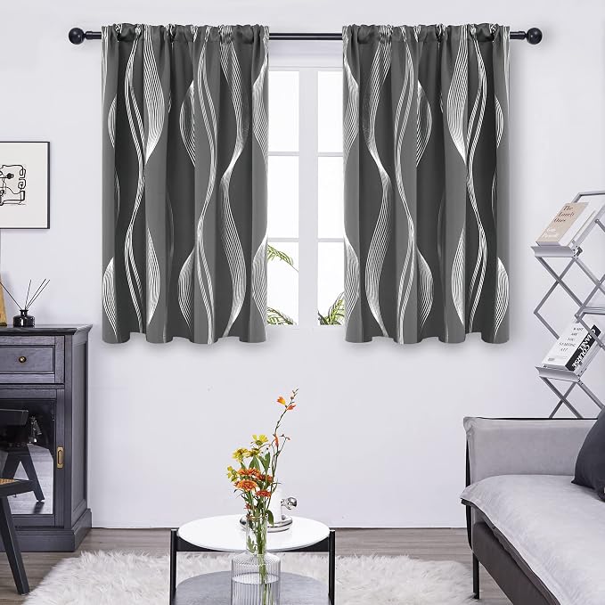 Deconovo Blackout Back Tab Curtains by Unknown