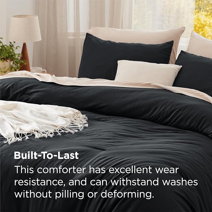 Bedsure Super King Comforter Set, 3 Pieces GentleSoft™ Bed Set, 1 Lightweight - Image 3