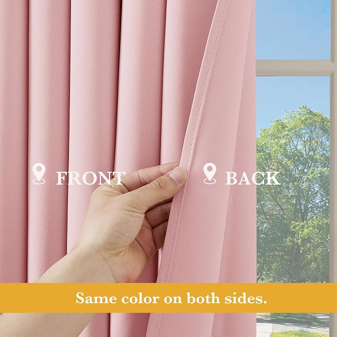 RYB HOME Blackout Thermal Insulated Curtain - Image 5