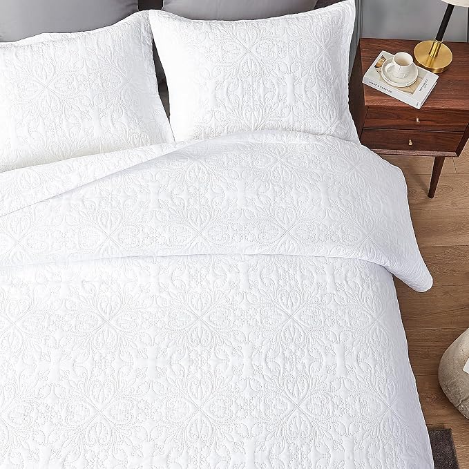 Hansleep White Quilt King Size - Image 2