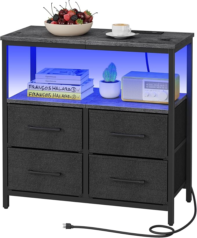 TUTOTAKLED LED Night Stand by ChoosetutotakFurnitureBuildYourCozyHome