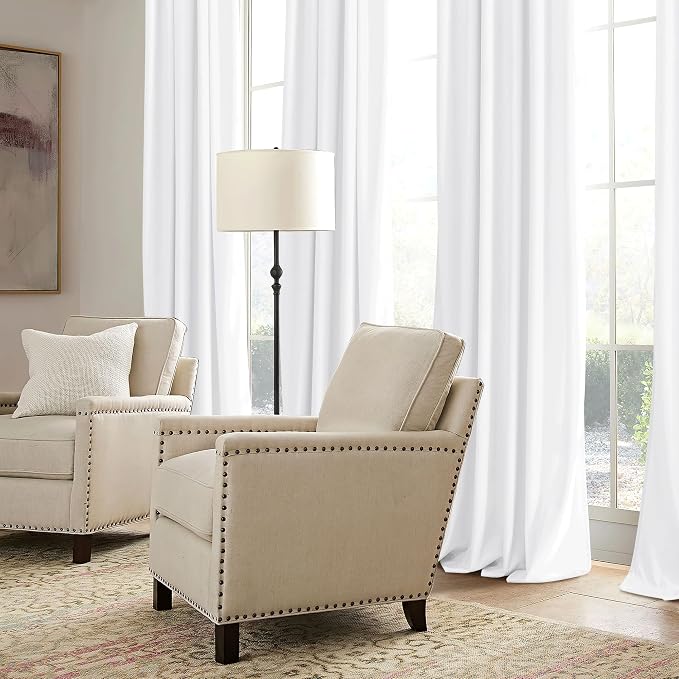 RYB HOME Velvet Curtains 102 inches Long, Extra Long High Ceiling Curtains | - Image 6
