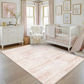 Latte&Fog 5x7 Pink Area Rugs for Girls Bedroom Washable Living Room Rugs | Non by LatteFog