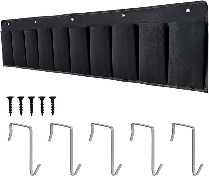 RVZONE RV Shoe Pockets 10 Pockets Heavy Hanging Bedside Storage Organizer by RVZONE