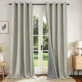 Joydeco Blackout Curtains 108 Inches Long 2 Panels Burg, Room Darkening Curtains by JOYDECO